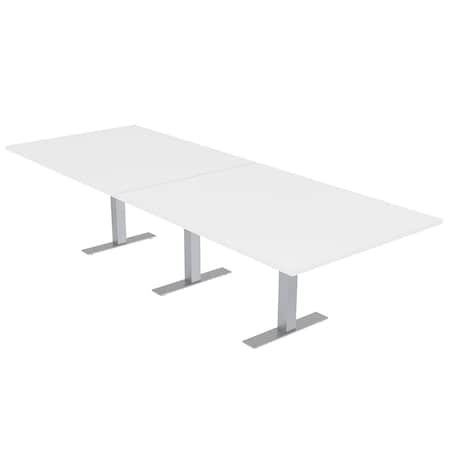 Skutchi Designs 45 in W, 144 in L, 29 in H, Engineered Wood Top, White HAR-REC-48x143-T-XD09